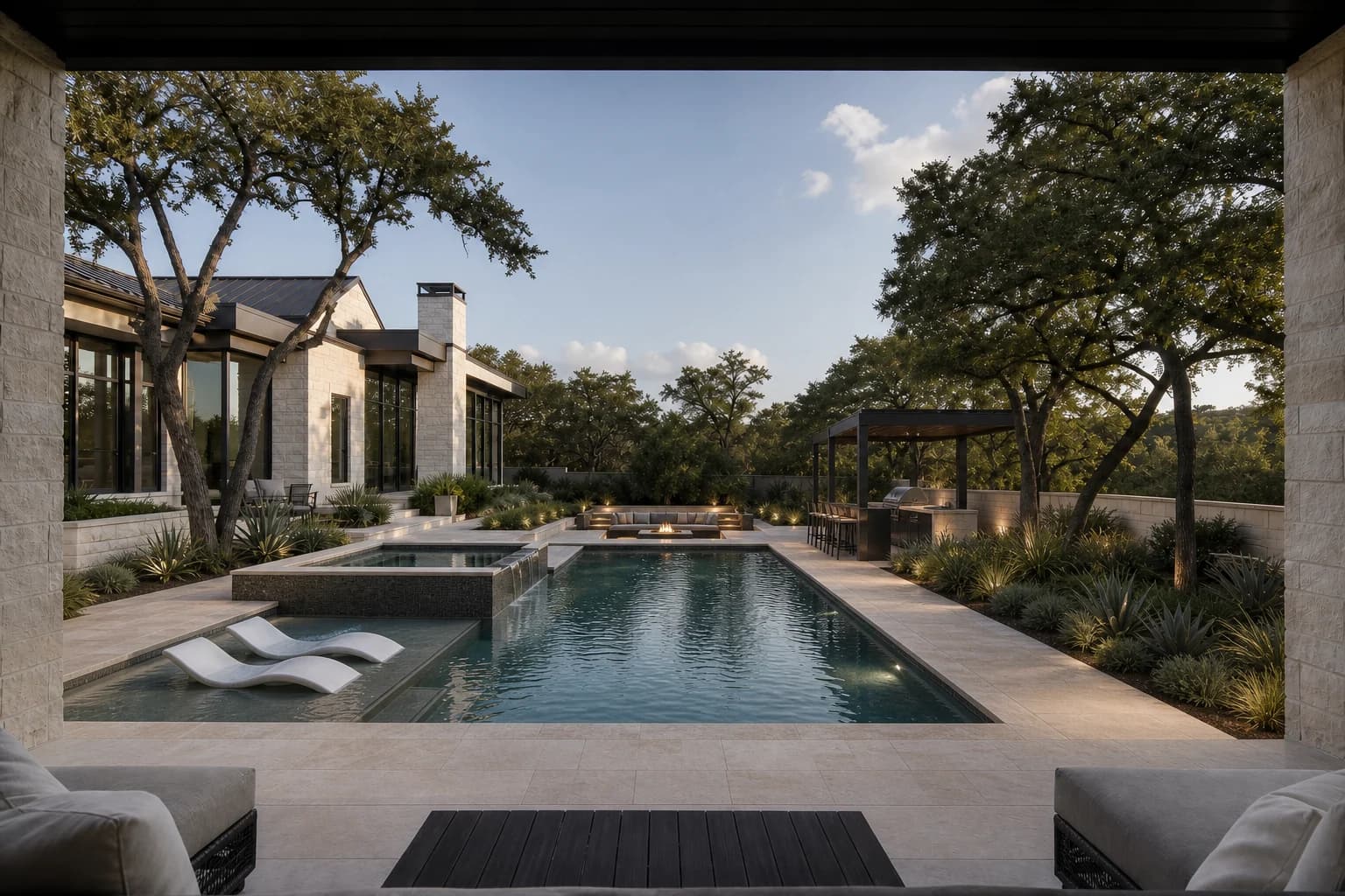 Pool concept thumbnail in a customer proposal